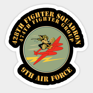 428th Fighter SQ - 474th Fighter Group - 9th AF X 300 Sticker